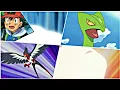 Download Lagu Ash all Johto and Hoenn Pokemon Evolution |Ash Grovyle evolves into Sceptile