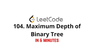 104 Maximum Depth of Binary Tree Java Solution