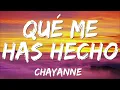 Chayanne- Que me has hecho (Letra)