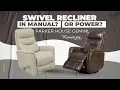 The Best Swivel Recliner in Manual or Power The Parker House Gemini Recliner