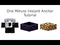 One Minute Instant Anchor Tutorial For Crystal PvP