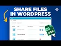 Getting Started With Document Library Pro WordPress File Manager