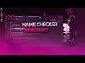 OPEN SOURCE MINCRAFT USERNAME SNIPER