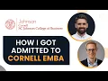 Marketing to an EMBA at Cornell How I did it