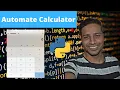 Automate Calculator and Copy Data to Excel Python Automation