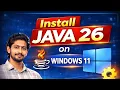 How to Install Java JDK 26 on Windows 11 Easy Step-by-Step Guide