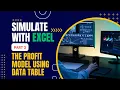 3 Profit Model using Data Table Simulation using Excel