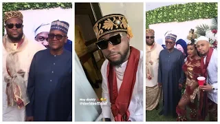 davido his billionaire dad u0026 dangote shutdown a wedding in calabar