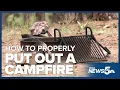 How To Put Out A Campfire Properly