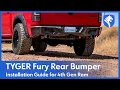 Tyger Fury Rear Bumper for 4th Gen Ram 1500 Install Guide TYGER AUTO