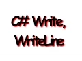 C 002 Write WriteLine