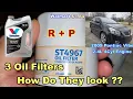 Walmart Supertech Oil Filter ST4967 Cut Open Valvoline Restore And Protect 2009 Pontiac Vibe
