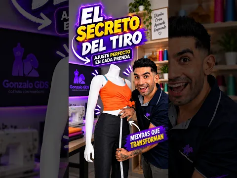 Así se calcula el TIRO PERFECTO para pantalón.