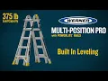 Werner Ladder - Multi-Position Pro with Levelling