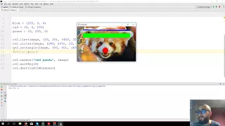 Drawing on images - OpenCV 3 4 with python 3 Tutorial 3