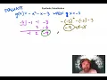 Synthetic substitution for evaluating polynomials