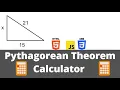 Javascript Pythagorean Theorem Calculator