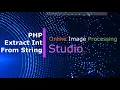how to extract only integer form string using php