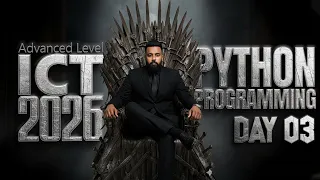ICT 2026 Python programming Complete Lesson - DAY 03