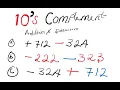 10 s Complement Addition and Subtraction