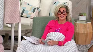 Barefoot Dreams 54x72 CozyChic Covered in Prayer Sunburst Blanket on QVC