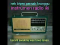 Lagu Viral Instrumen Radio Tempo Dulu Keren Banget