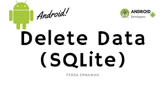 SQLite Database Part 4 Delete