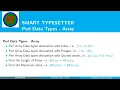 Perl Data Types - Array