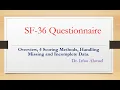 SF 36 scoring SF 36 SF-36 Health survey