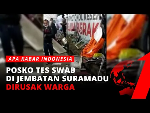 Tak Sabar Mengantre, Warga Rusak Pos Tes Swab di Jembatan Suramadu