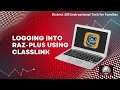 Logging into Raz-Plus through Classlink