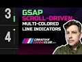 ScrollTrigger Multi-Colored Line Indicators from Vega Webflow