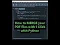 How to Merge PDF Files in Python with Easy Steps