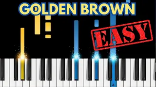 The Stranglers - Golden Brown - Easy Piano Tutorial