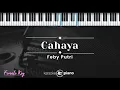 Cahaya - Feby Putri (KARAOKE PIANO - FEMALE KEY)