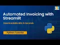 Python Billing App for Small Businesses Automate Invoicing with Streamlit