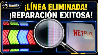 ¿LÍNEA VERTICAL en LG 4K? Así REPARAMOS el PANEL LCD con LÁSER ST 100L