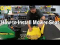 How to Install John Deere Tractor Mower Seat