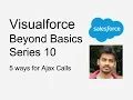Visualforce Beyond Basics Series 10 5 ways to AJAX Calls
