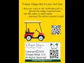 The Villages Pocketized Foldable Map for your golf cart