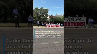 Death penalty opponents hold vigil for Carlos Cuesta-Rodriguez executed in Oklahoma