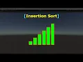 Sorting an Array using Insertion Sort C Unity Game Engine