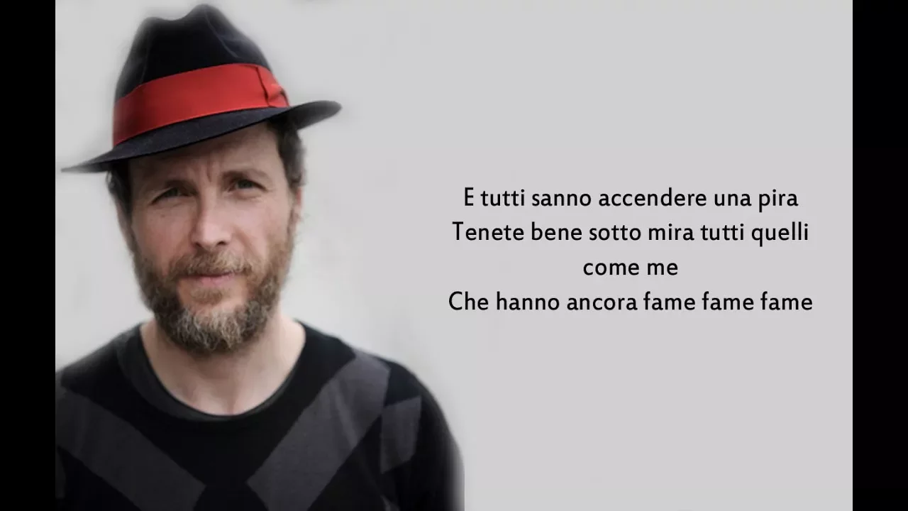 Jovanotti Chiaro di luna Lyrics Jovanotti Chiaro di luna Lyrics