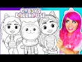 Coloring Gabby s Dollhouse Coloring Pages Cute Cats Gabby Coloring Ohuhu Art Markers