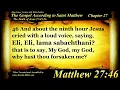 The Gospel of Matthew Chapter 27 - Bible Book 40