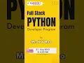 Full Stack Python Training by Mr K V Rao NareshIT
