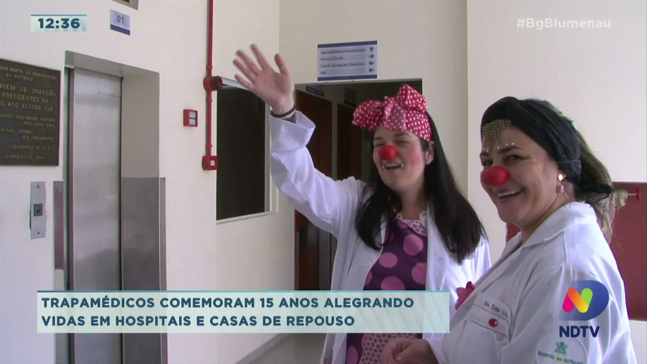 Trapamédicos celebram 15 anos levando alegria para hospitais e asilos