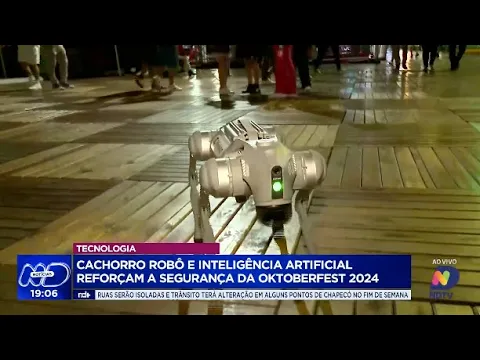 Oktoberfest 2024: segurança inovadora com cachorros robôs e inteligência artificial