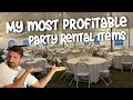 What Party Rental Business Items Are The Most Profitable