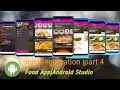 Food App in Android studio tutorial Welcome Login Registration Connect with Firebase part 4